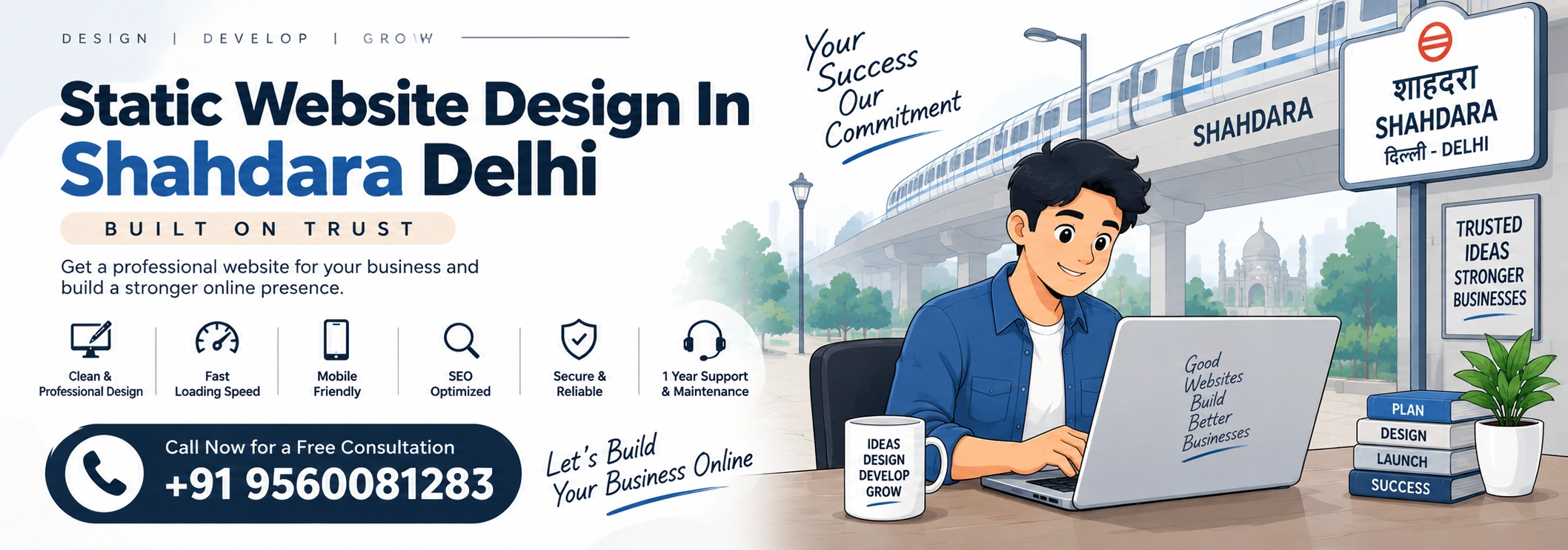 Static Website Design In Shahdara Delhi Built On Trust