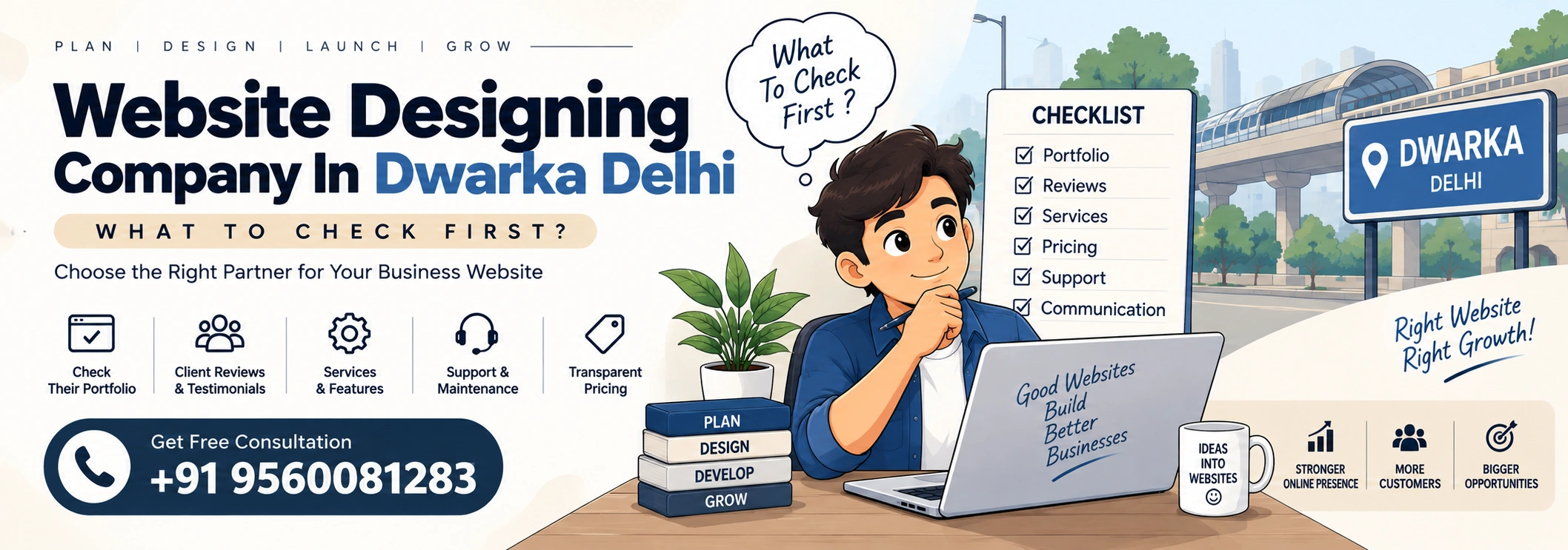Website Designing Company In Dwarka Delhi What To Check First